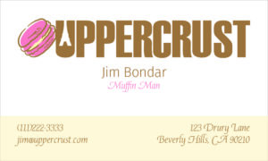uppercrust business card front.